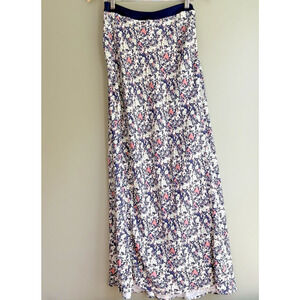 COS Ditsy Floral Maxi Skirt Size 10 | Side Zip Viscose Cottagecore Boho Feminine